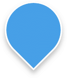 blue pinpoint graphic