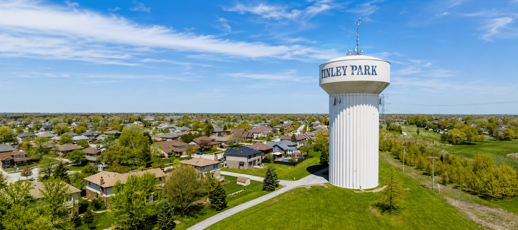 water tower in tinley park